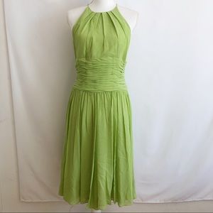 Suzi Chin for Maggy Boutique Lime Green Dress